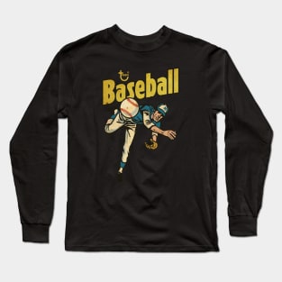 VINTAGE BASEBALL - BASEBALL TOPPS 1986 Long Sleeve T-Shirt